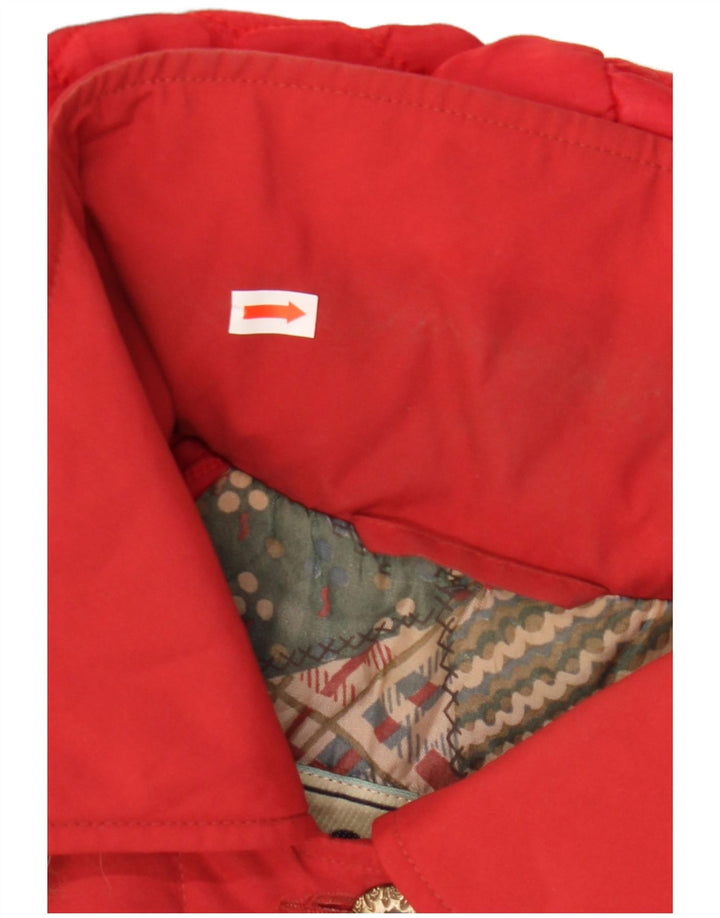 Veste Parka surdimensionnée à capuche femme vintage IT 44 Rouge Moyen
