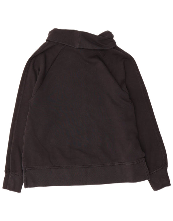 Nike Sweat-shirt surdimensionné graphique pour femme UK 10 Petit coton noir