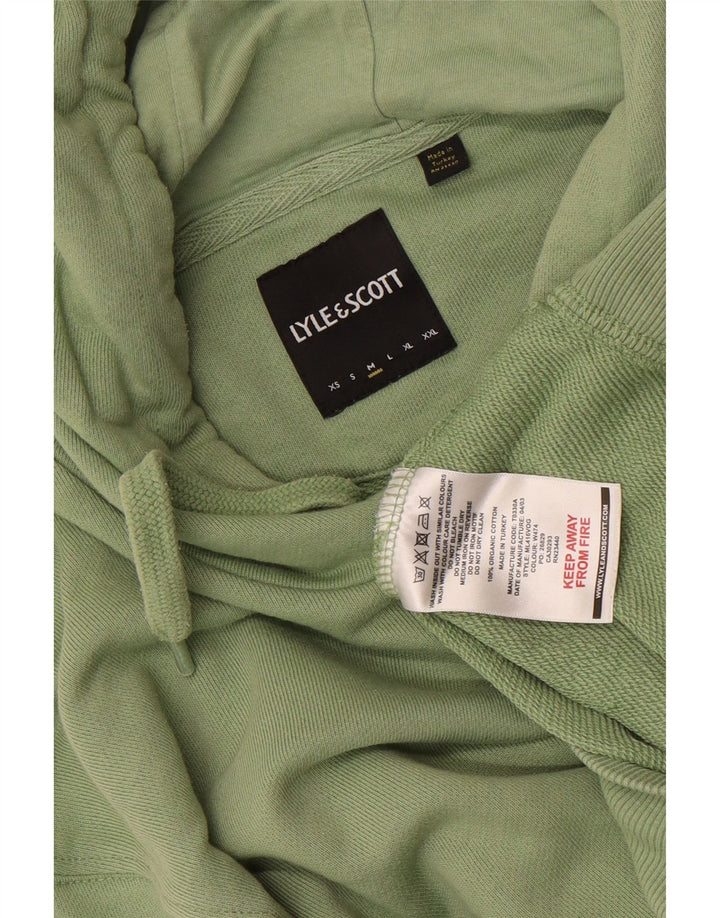 Lyle & Scott Pull à Capuche Homme Vert Moyen Coton