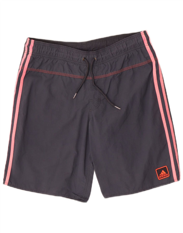 Adidas Short de bain pour homme Petit nylon gris