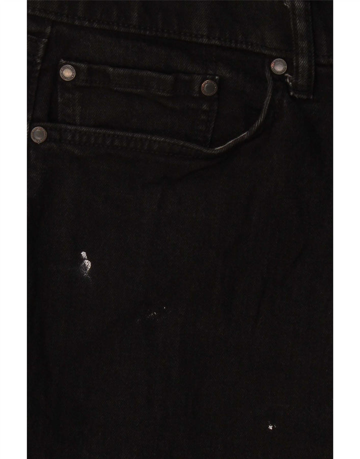 Marks & Spencer Jean droit régulier pour homme W34 L31 coton noir