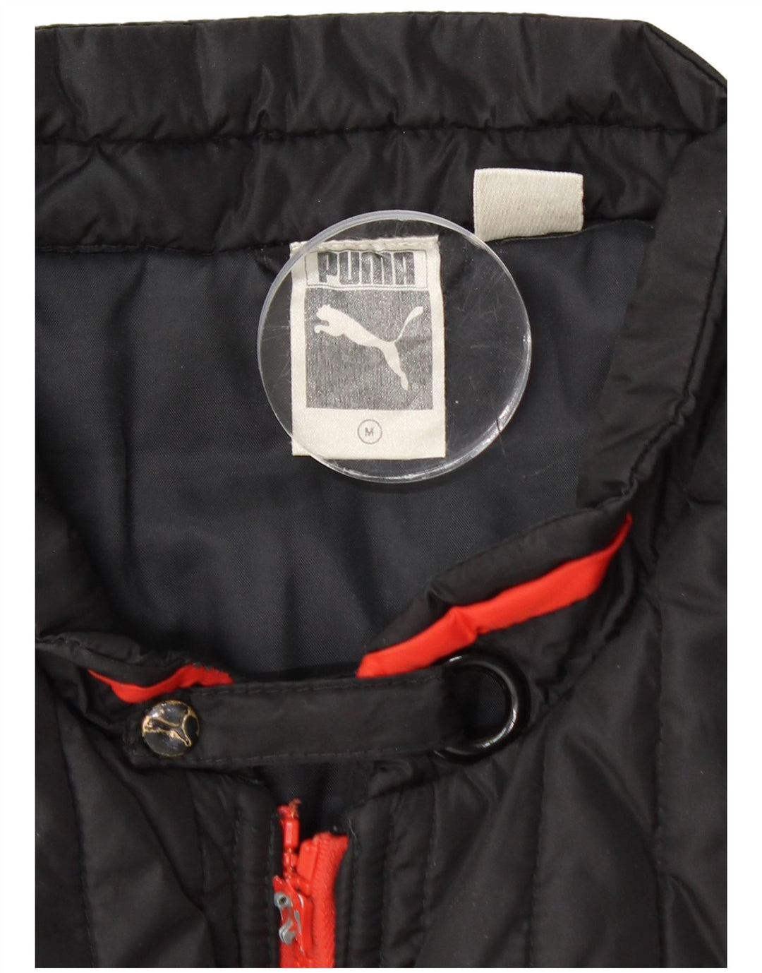 PUMA Veste rembourrée pour homme UK 38 Medium Noir Colourblock