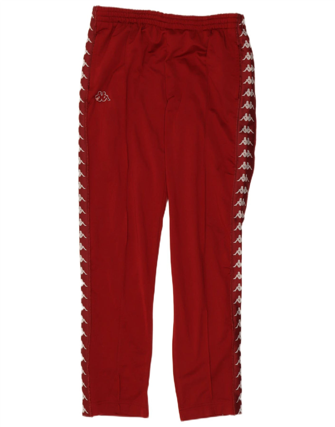 Kappa Pantalon de Survêtement Graphique Homme Large Rouge Colorblock Polyester