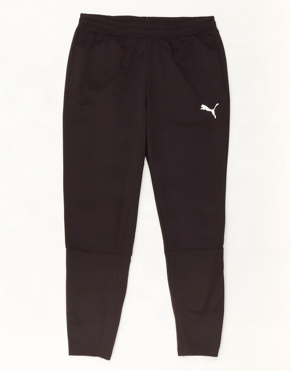 Puma Pantalon de survêtement pour homme Large Noir Colorblock Polyester