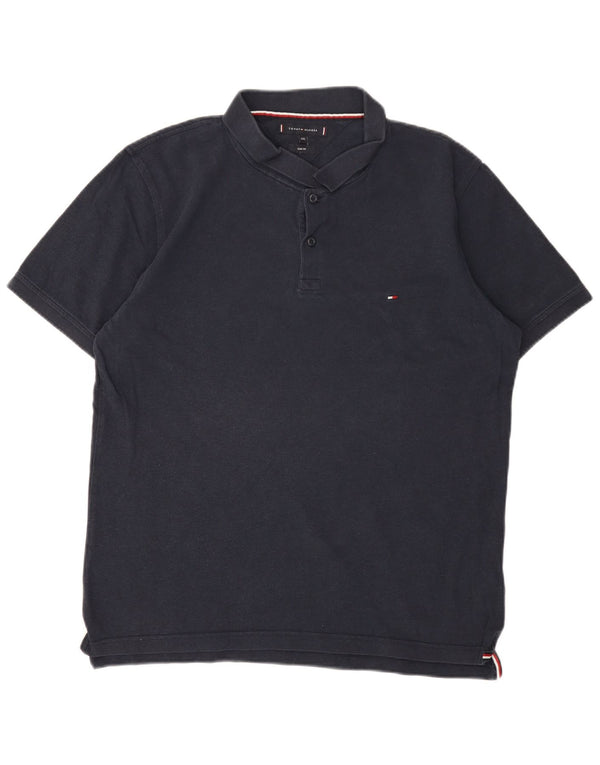 TOMMY HILFIGER Polo Slim Fit Homme 2XL Bleu Marine Coton