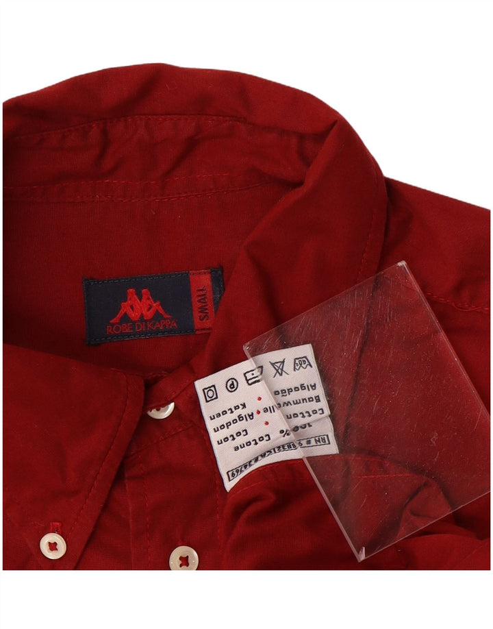KAPPA Chemise à Manches Courtes Homme Petit Rouge Coton