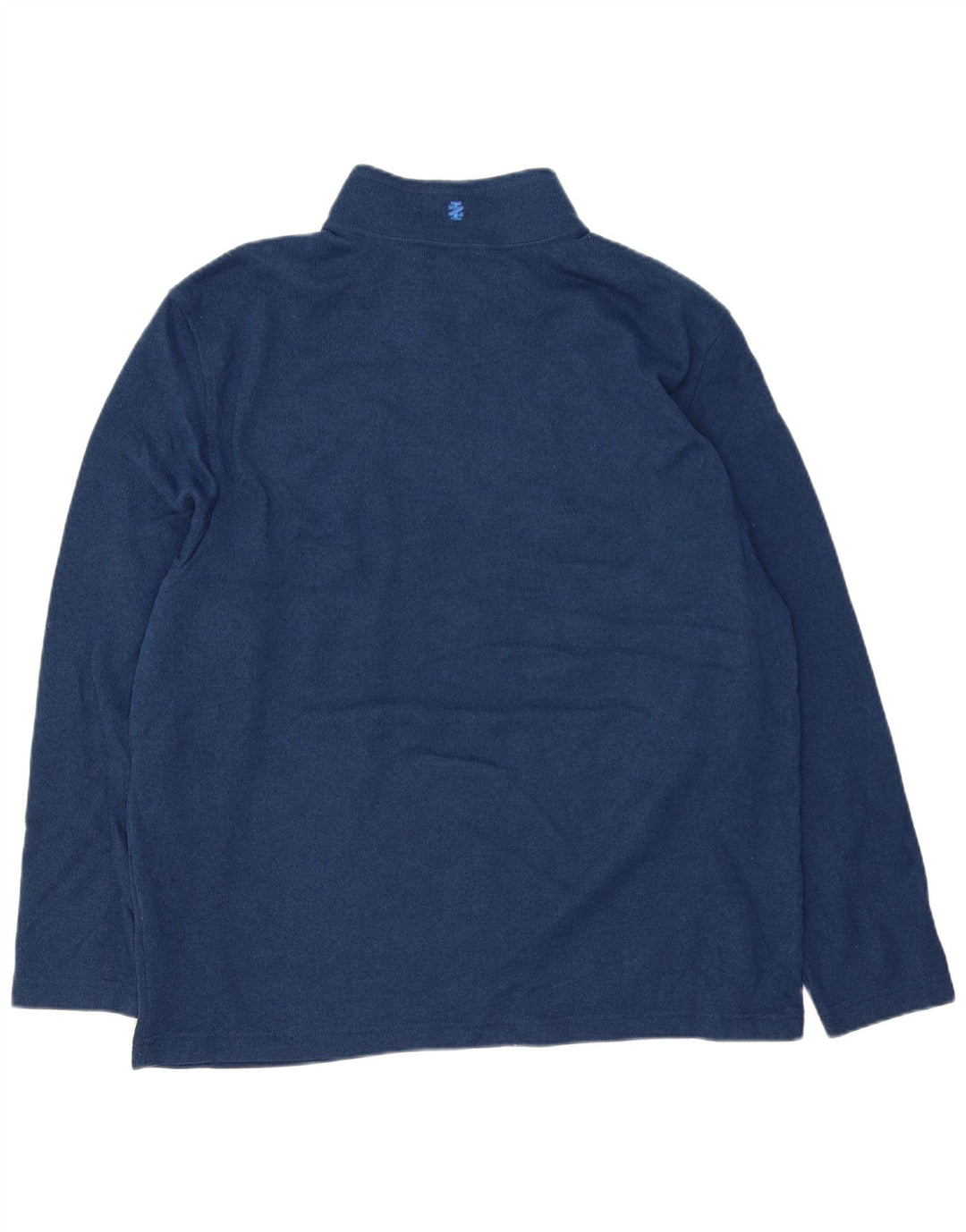 IZOD Sweat-Shirt Col Zippé Homme 2XL Bleu Marine Moucheté Polyester