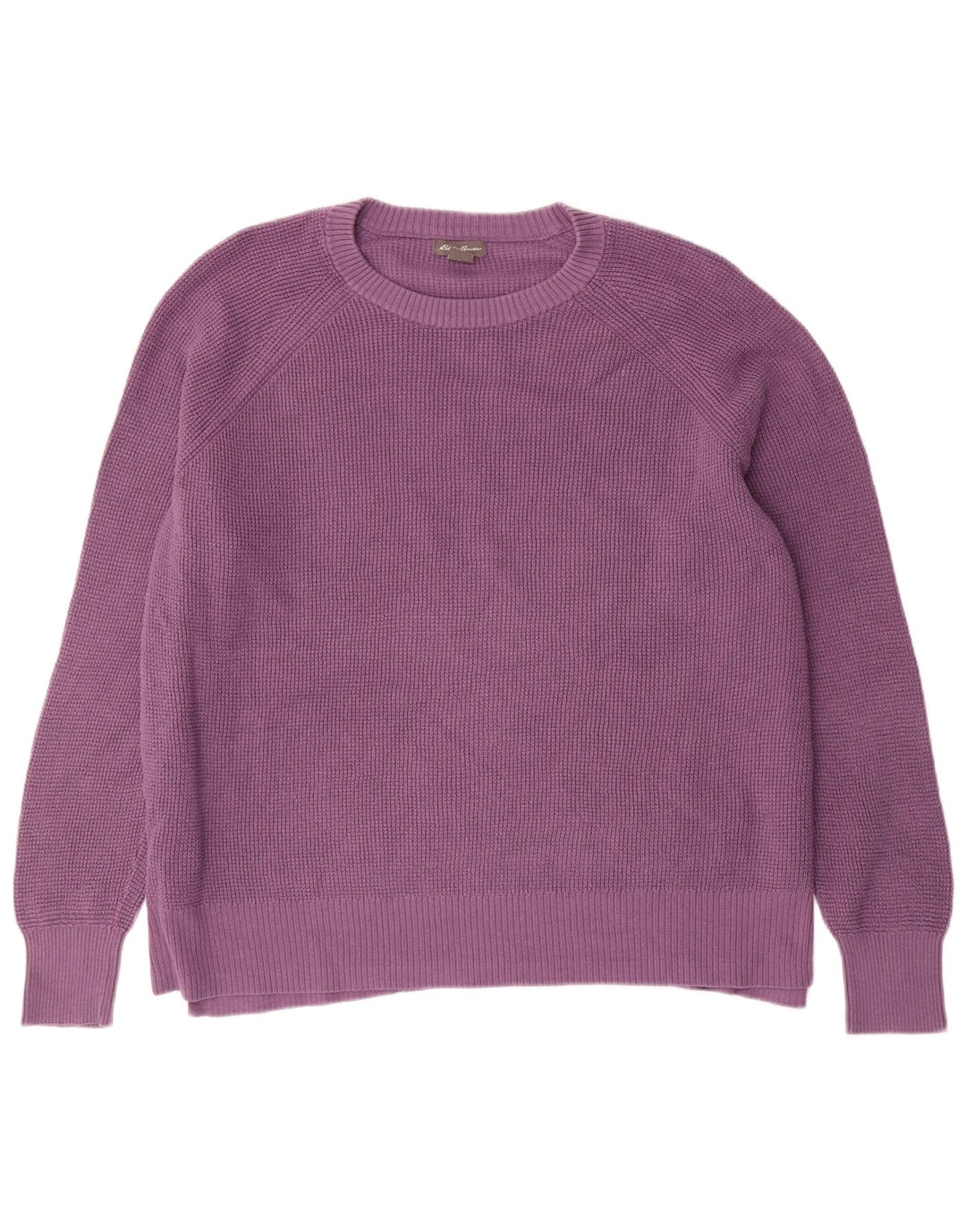 EDDIE BAUER Pull surdimensionné à col rond pour femme UK 18 XL Violet
