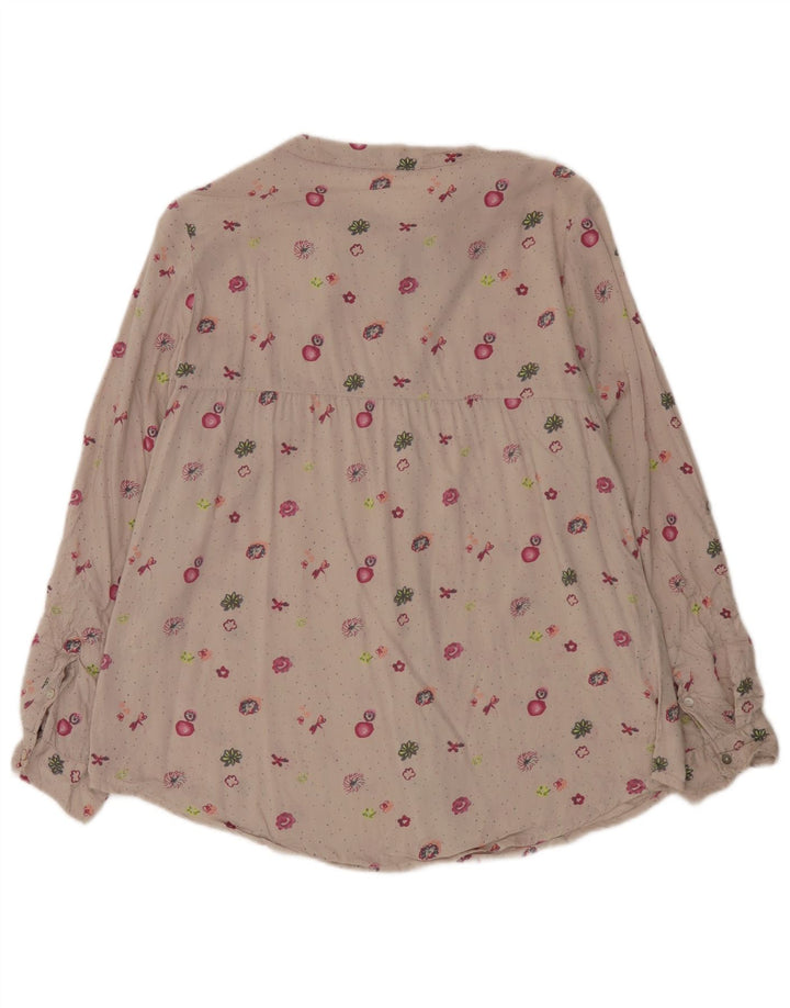 Chemisier White Stuff Femme UK 12 Viscose Florale Beige Moyen