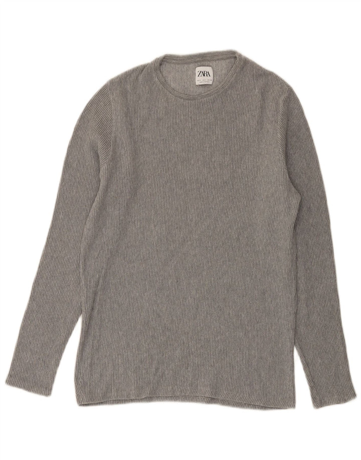 Zara Homme Top Manches Longues Petit Gris