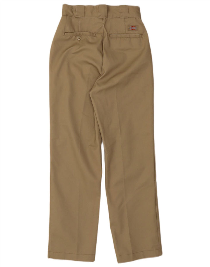 Dickies Pantalon Chino Droit Femme W24 L26 Beige Polyester