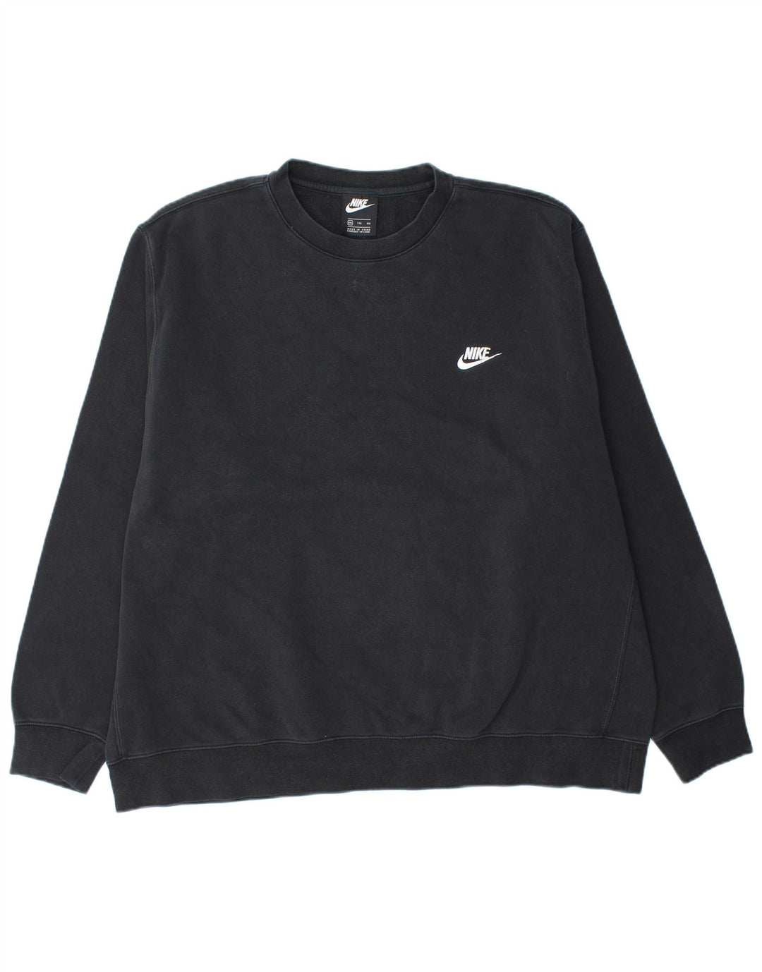 NIKE Sweat-shirt pour homme 2XL en coton noir