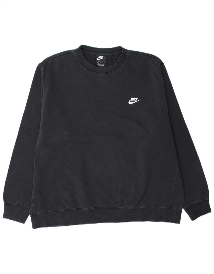 NIKE Sweat-shirt pour homme 2XL en coton noir