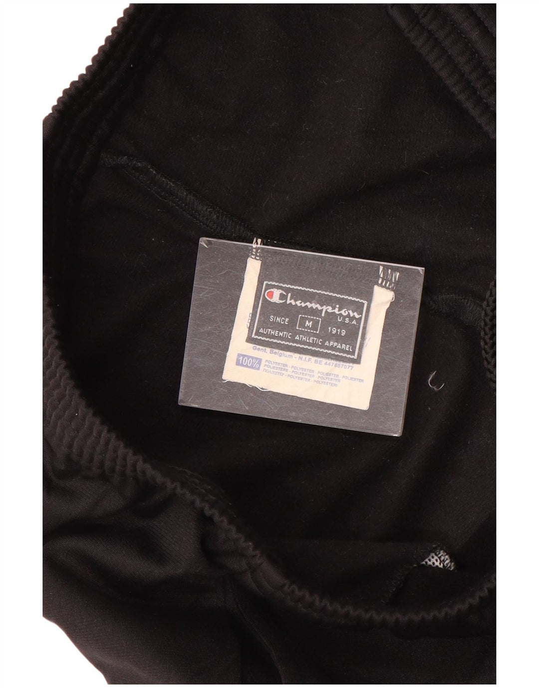 Champion Pantalon De Survêtement Homme Noir Moyen Polyester