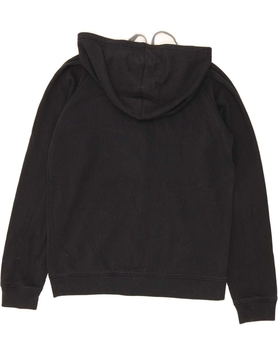 REEBOK Mens Graphic Zip Hoodie Sweater Small Black Polyester Vintage Reebok and Second-Hand Reebok from Messina Hembry 