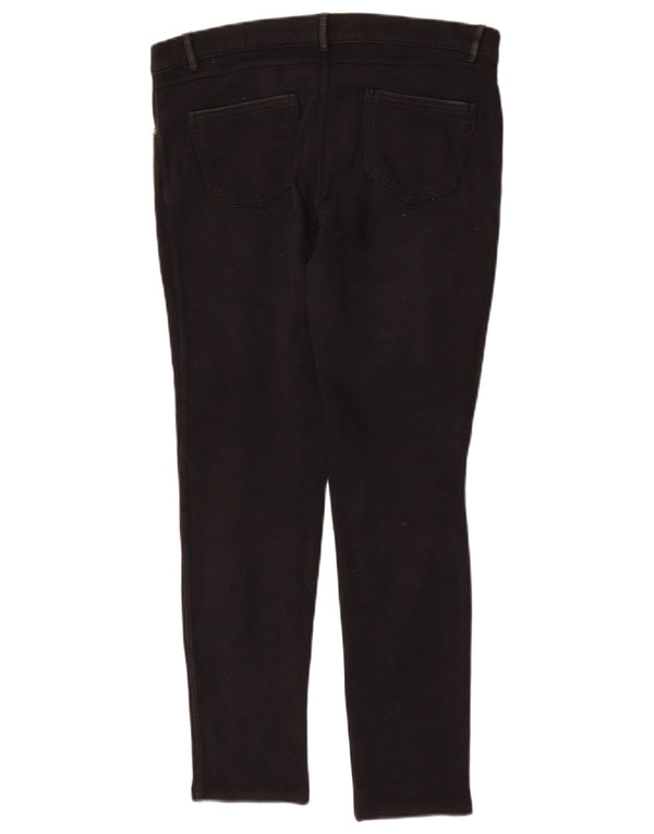 Pantalon décontracté slim femme Zara Medium W28 L26 coton noir