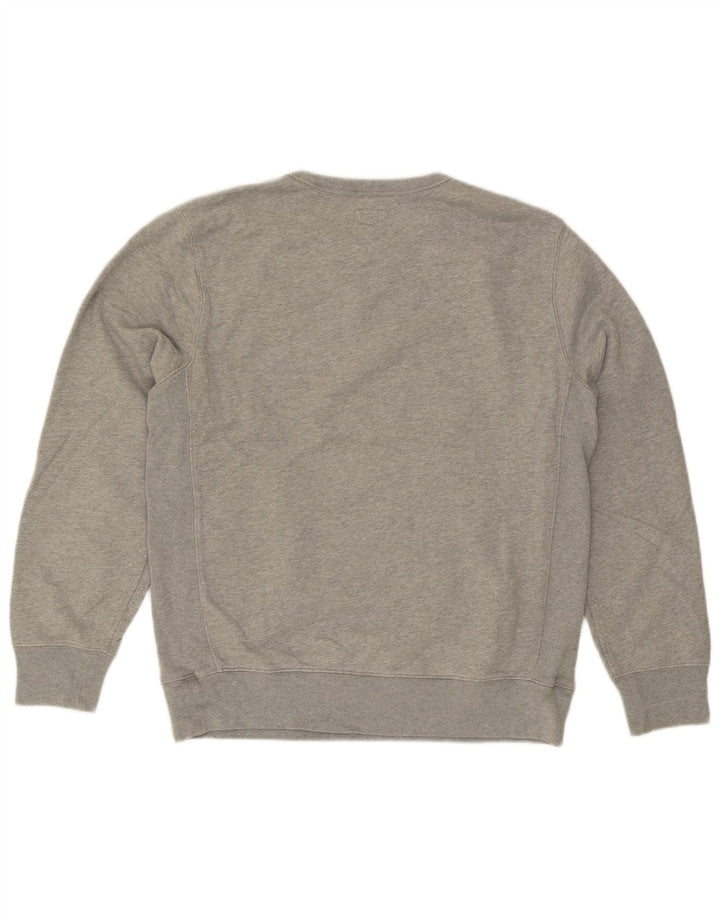 J. Crew Sweat-shirt pour homme en coton moucheté gris grand