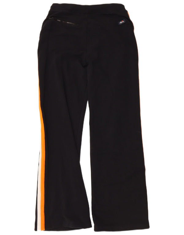 Ellesse Pantalon de survêtement pour femme UK 12 Medium Black Colourblock Cotton