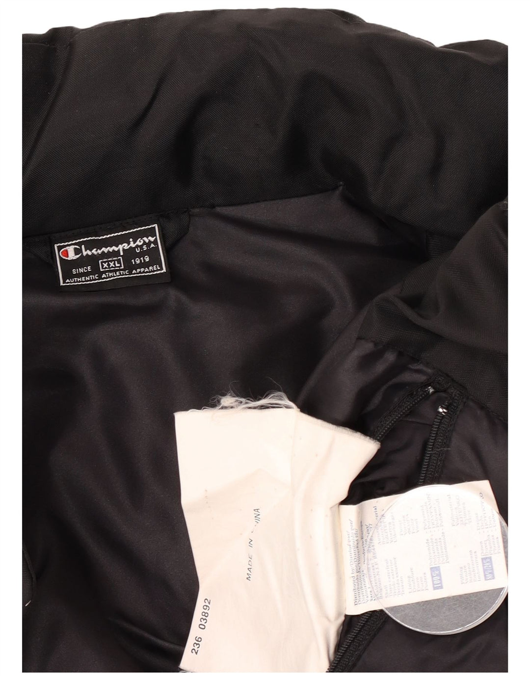 Champion Veste matelassée homme UK 44 2XL Noir Polyamide
