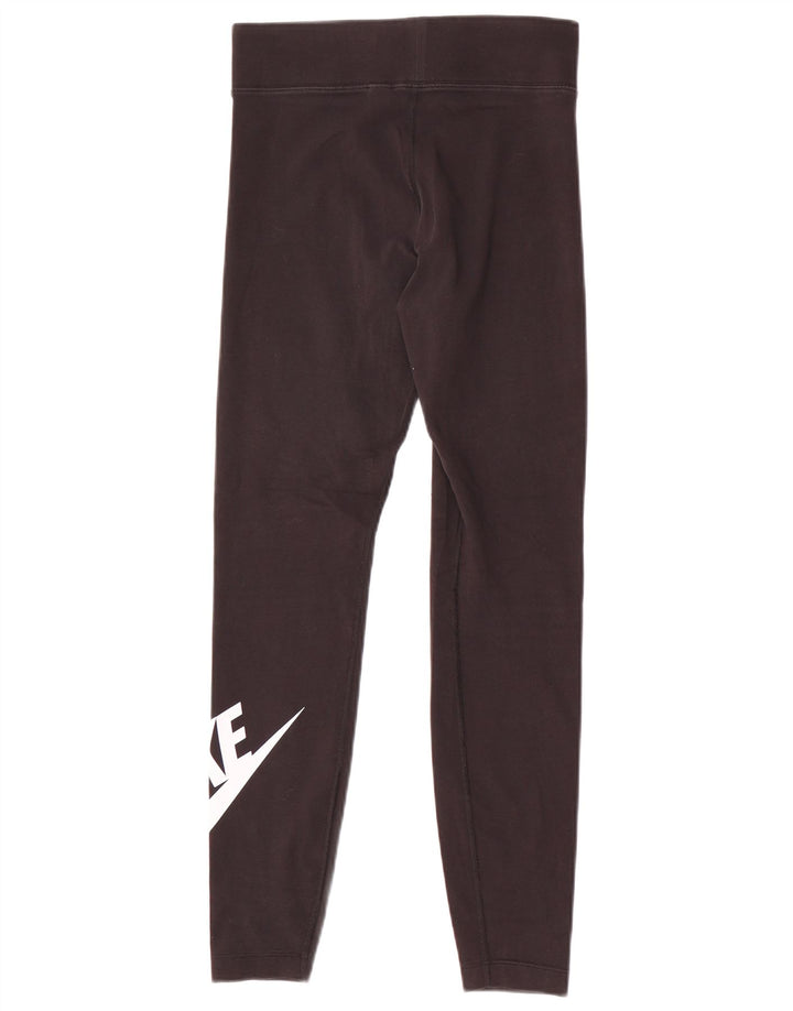 Nike Legging graphique pour femme UK 8 Small Noir Polyester