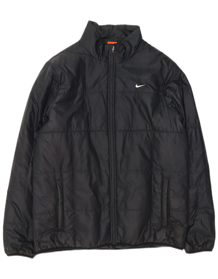 Nike Veste matelassée pour homme UK 40 Large Noir Polyester