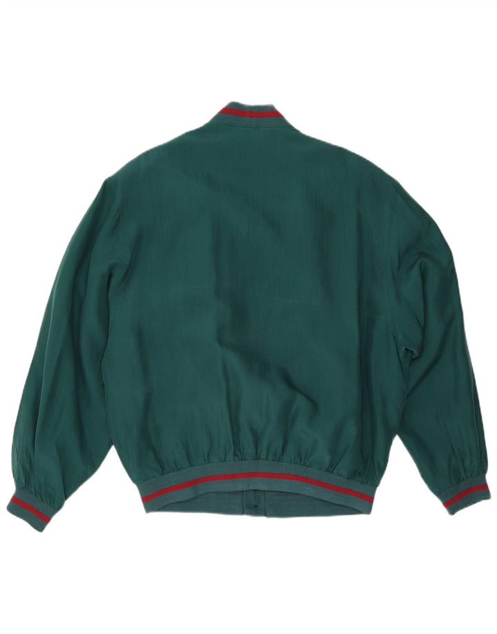 Paul & Shark Veste Bomber Yachting Homme UK 38 Soie Vert Moyen
