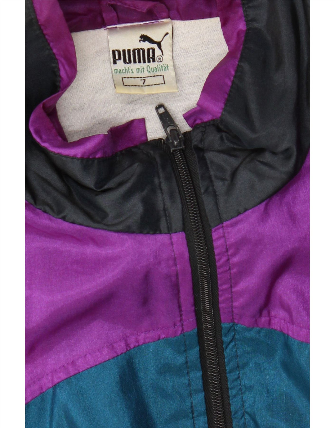 Puma Veste de Survêtement Homme Large Noir Colorblock Polyamide