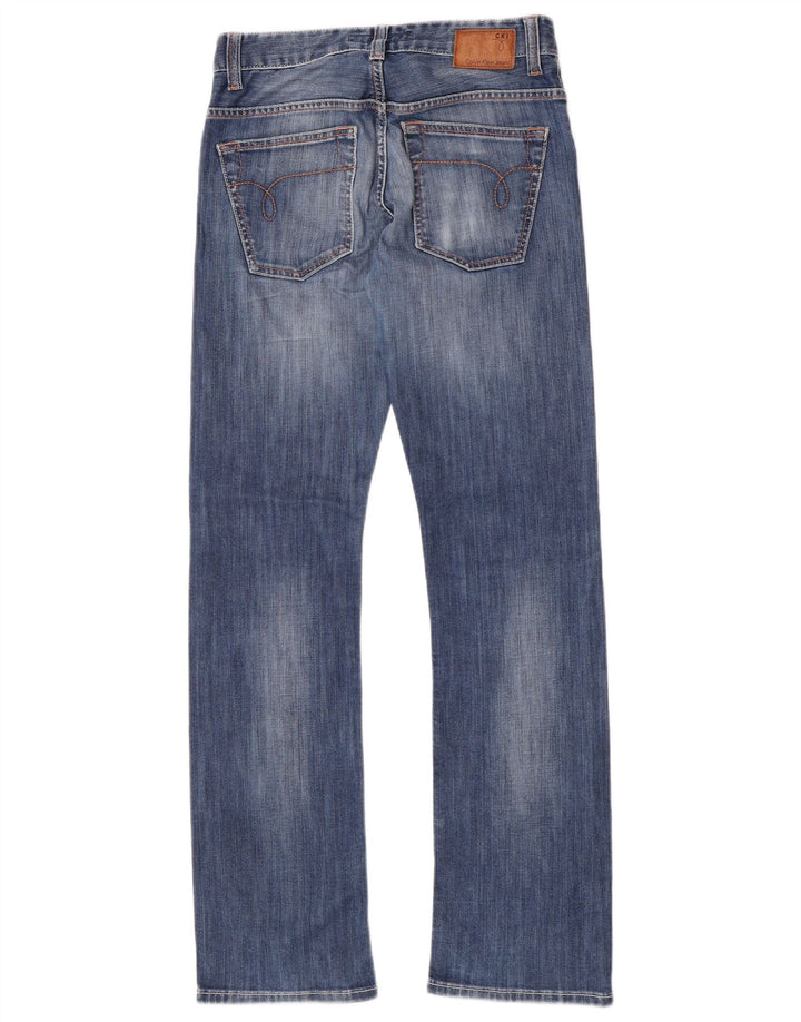 Calvin Klein Jean droit femme W30 L34 bleu