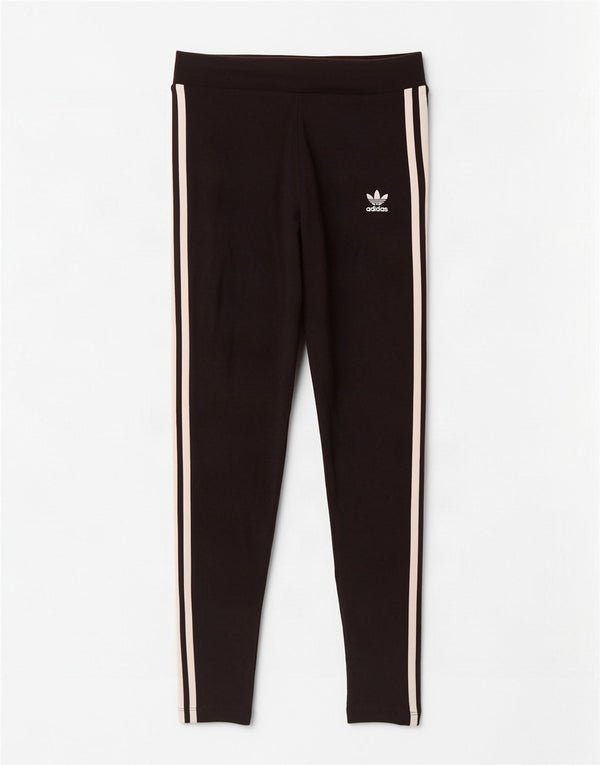 Adidas Leggings Femme UK 10 Petit Coton Noir