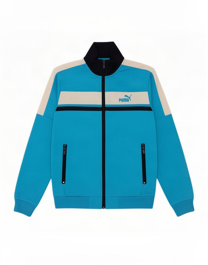Puma Veste de Survêtement Garçon 11-12 ans Bleu Colorblock Polyester