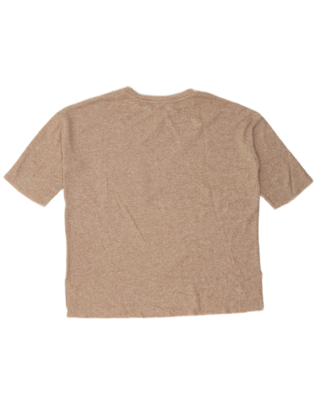 Zara T-shirt surdimensionné pour femme UK 10 Small Beige