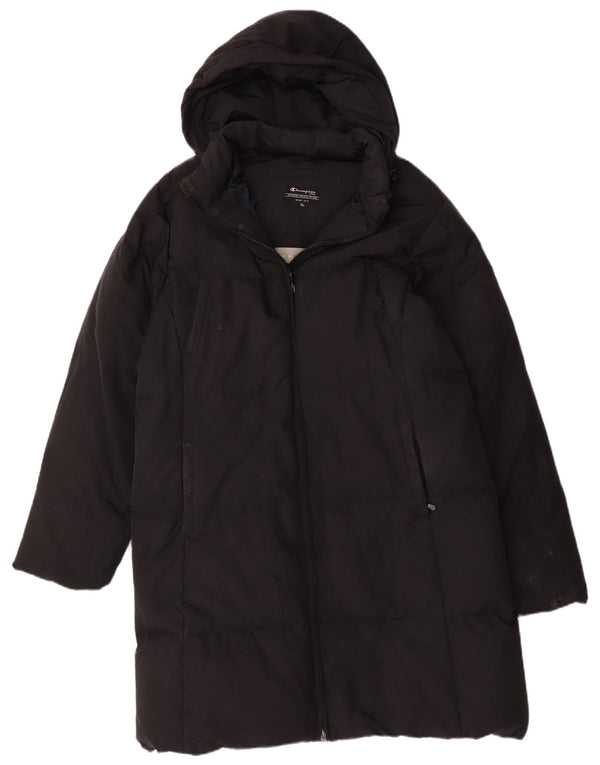 Champion Manteau matelassé à capuche pour homme UK 42 XL Noir
