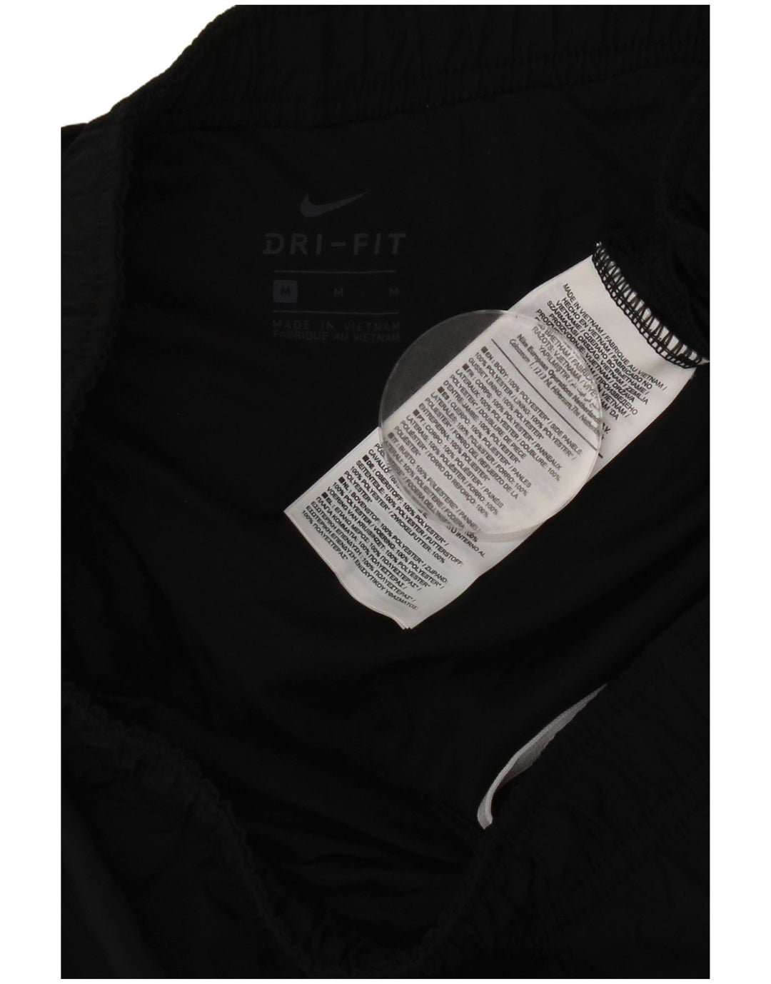 Nike Short de sport pour femme UK 14 Medium Noir Polyester Sports