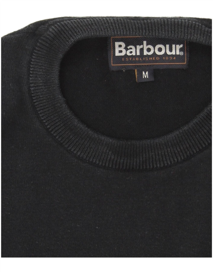 Barbour Pull ras du cou pour homme en coton bleu marine moyen