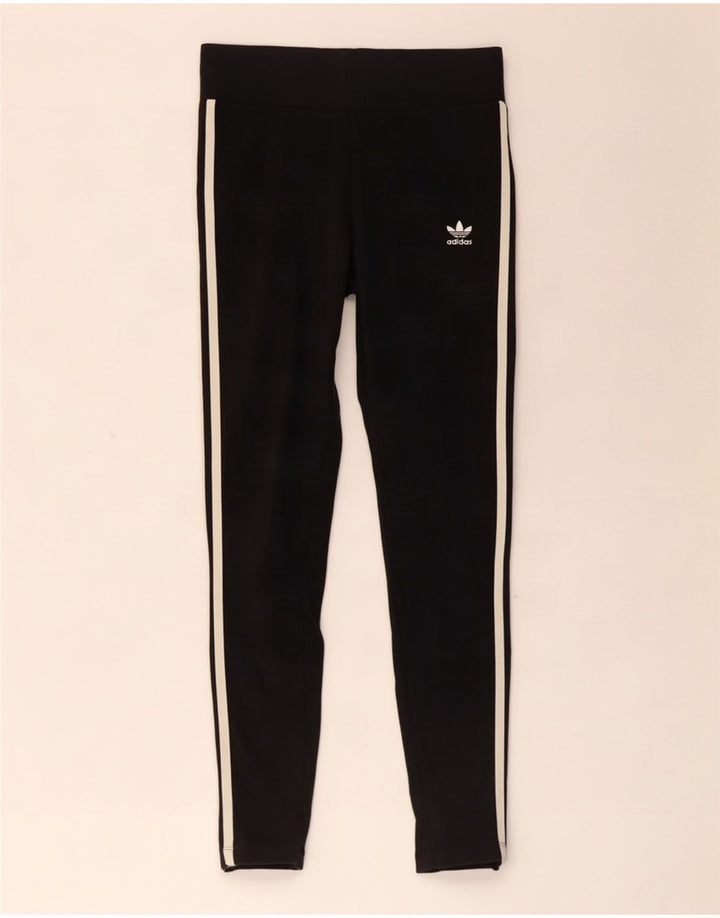 Adidas Leggings pour hommes UK 12 coton noir moyen