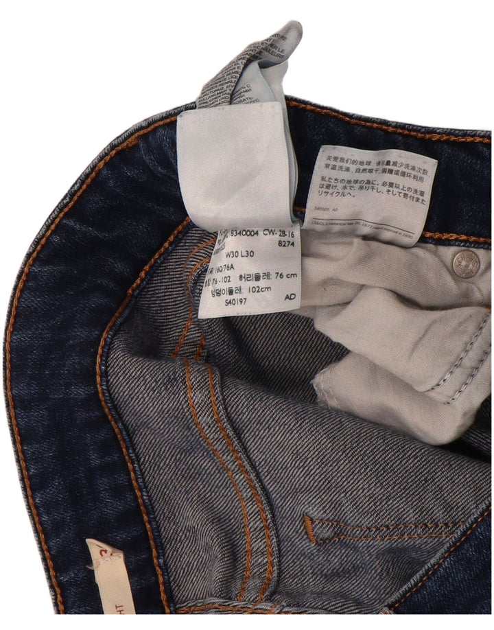 Levi's Jean Droit 714 Femme W30 L30 Bleu Coton