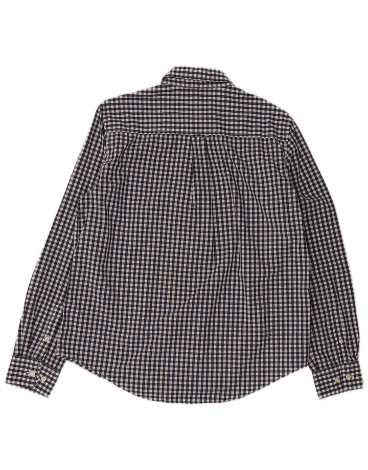 Gant Chemise Femme UK 12 Bleu Moyen Vichy Coton