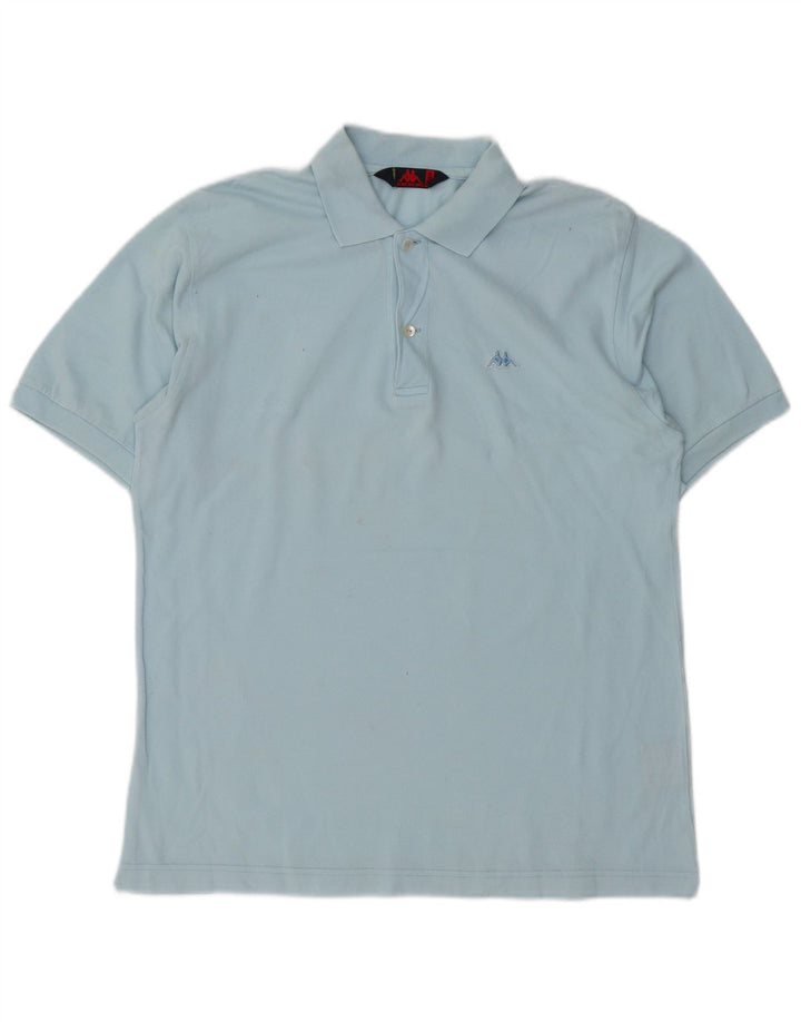 KAPPA Polo Homme Bleu Moyen Coton