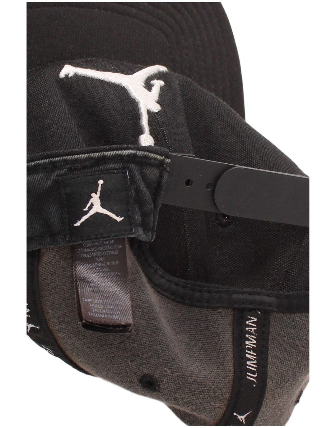 Jordan Casquette de baseball graphique pour homme Taille unique Noir Polyester