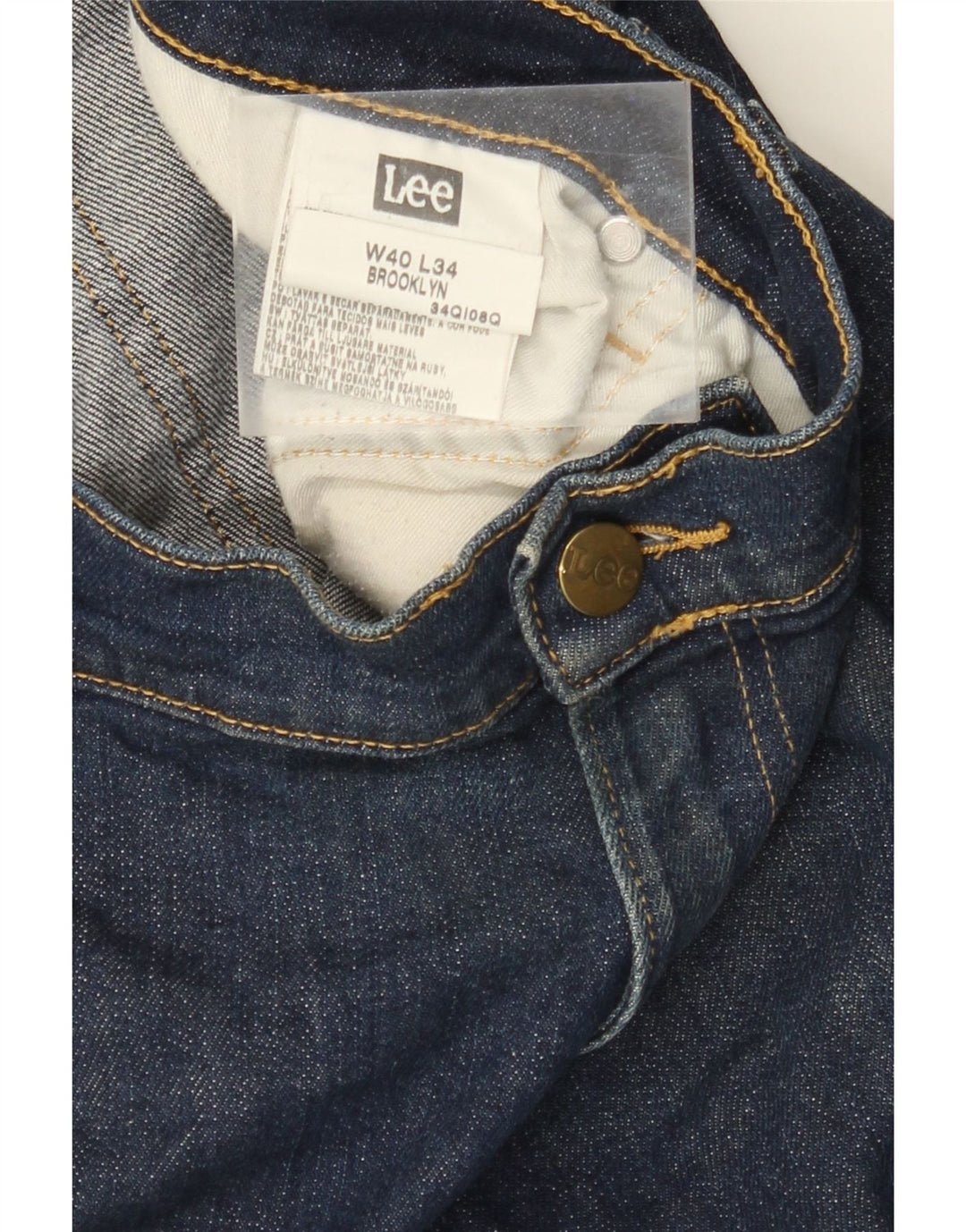 LEE Short en Jean Brooklyn W40 XL Homme Bleu Marine Coton