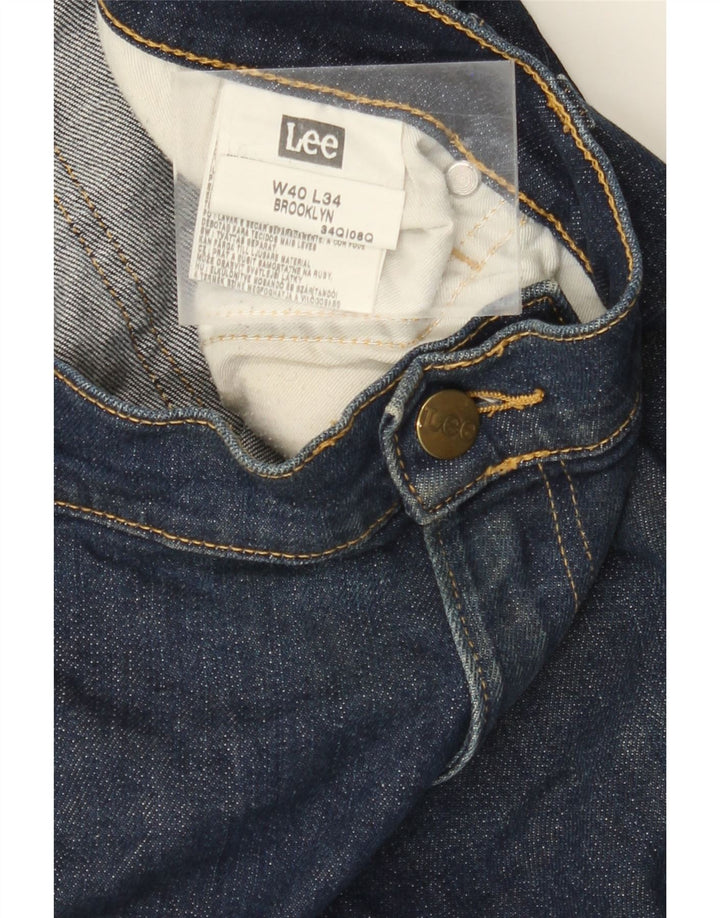 LEE Short en Jean Brooklyn W40 XL Homme Bleu Marine Coton