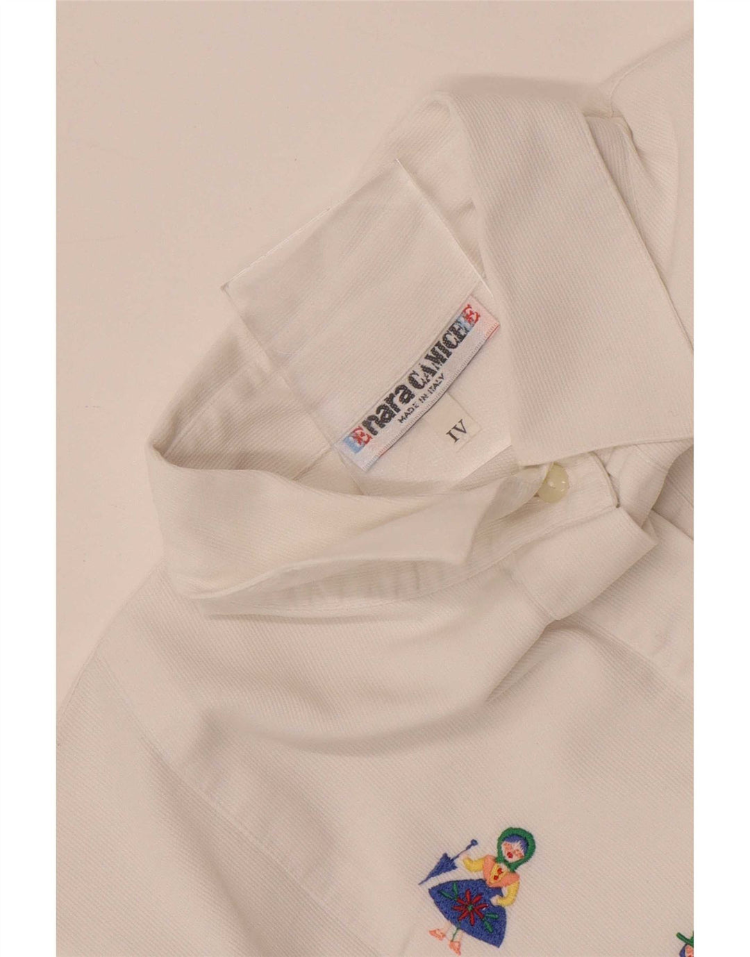 Naracamicee Chemisier graphique pour femme UK 14 Medium Blanc Ethnique