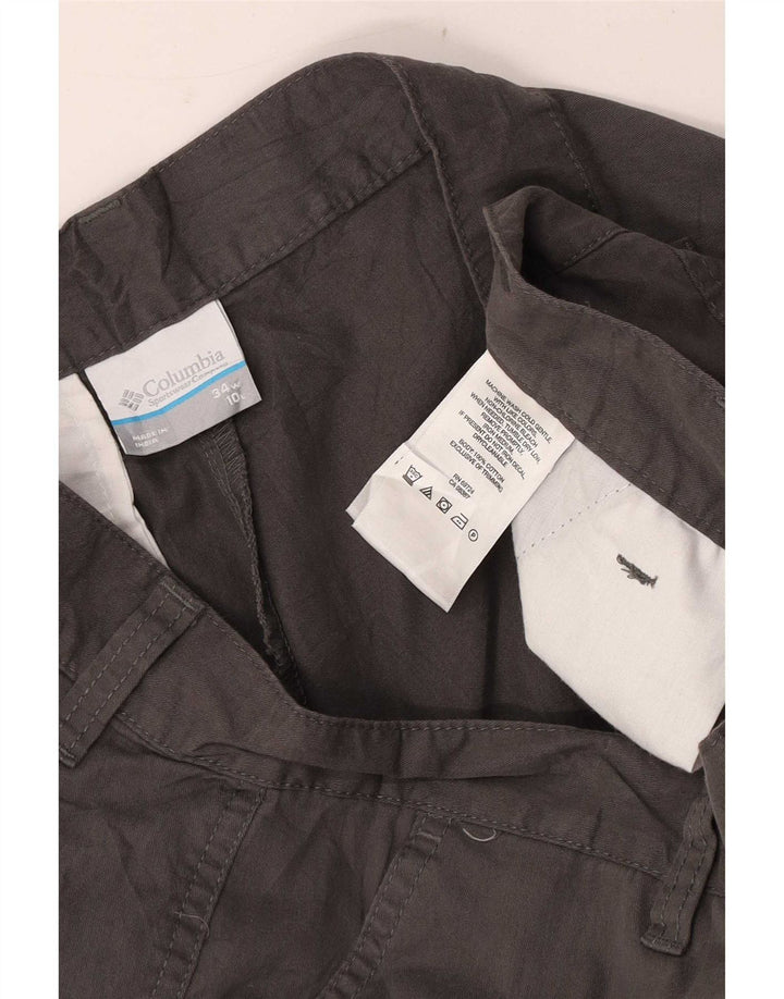 Columbia Short Chino Regular Homme W34 Large Gris Coton