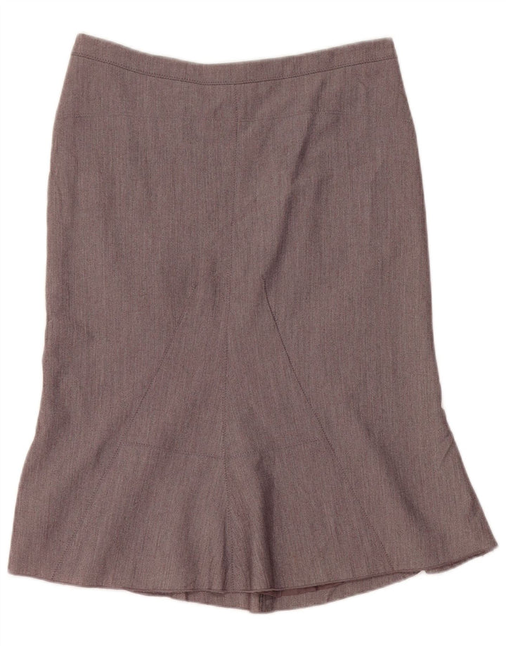 BCBGMAXAZRIA Jupe Trompette Femme US 0 XS W28 Gris Polyester