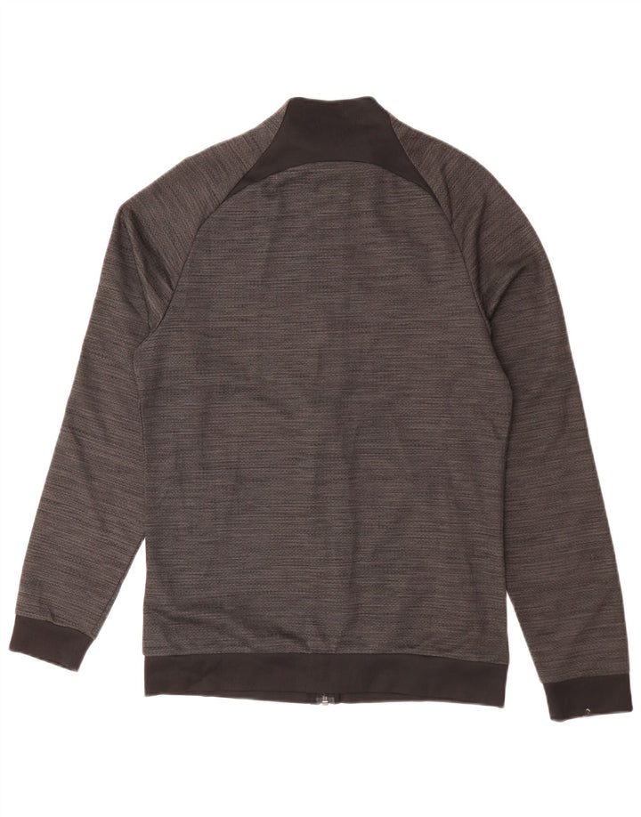 NIKE Hommes Dri Fit Survêtement Top Veste Petit Gris Moucheté Polyester