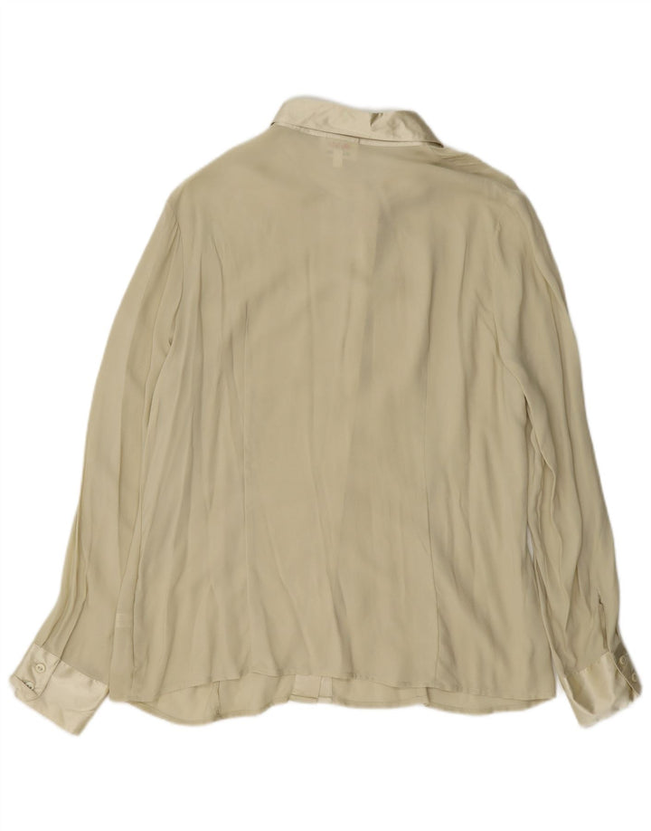 cherie Chemisier Femme IT 48 XL Beige Soie