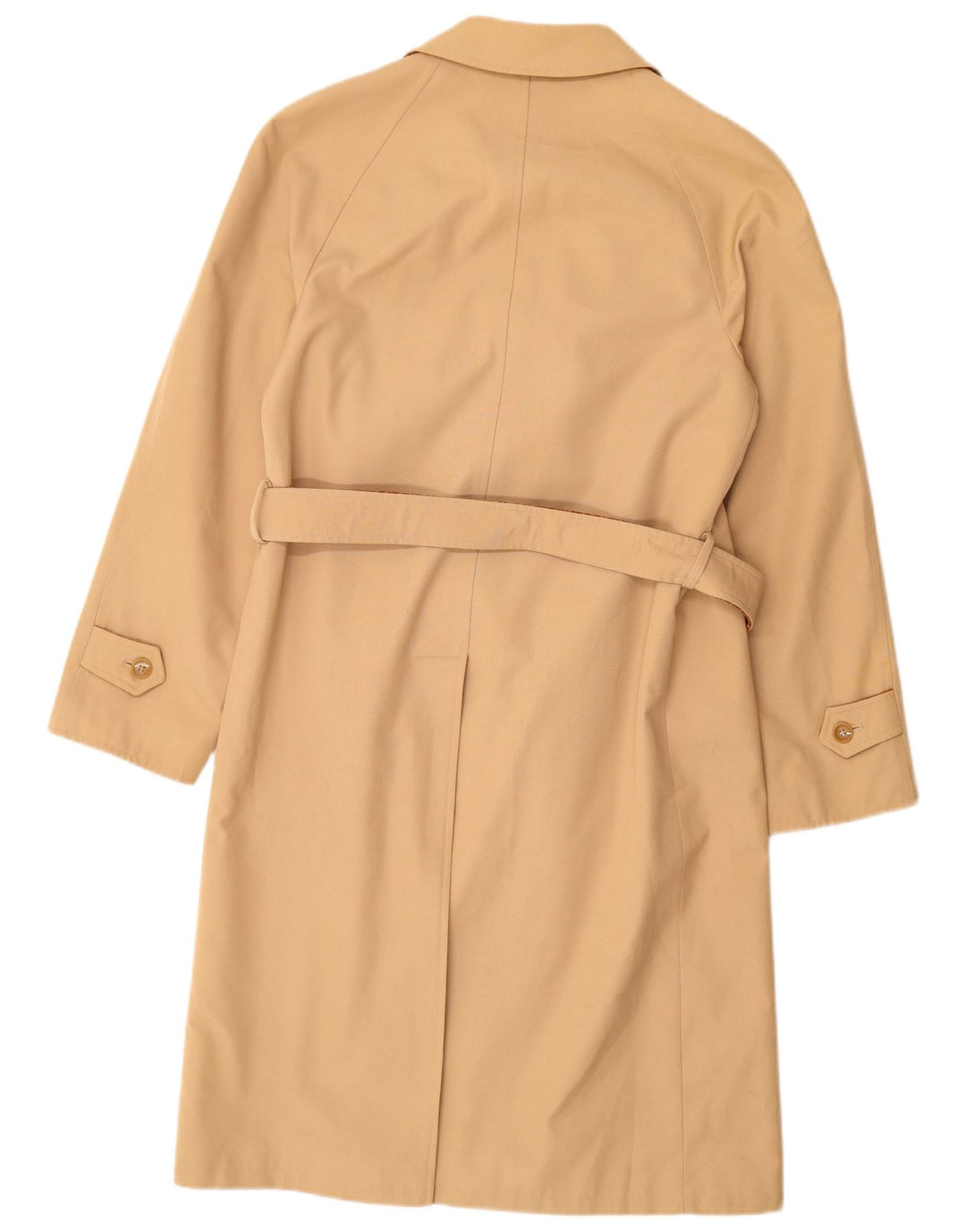 vintage Femme Pardessus UK 12 Beige Moyen