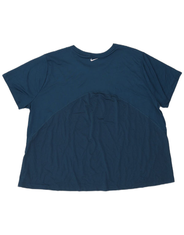 Nike T-shirt Dri Fit pour homme 3XL Bleu marine