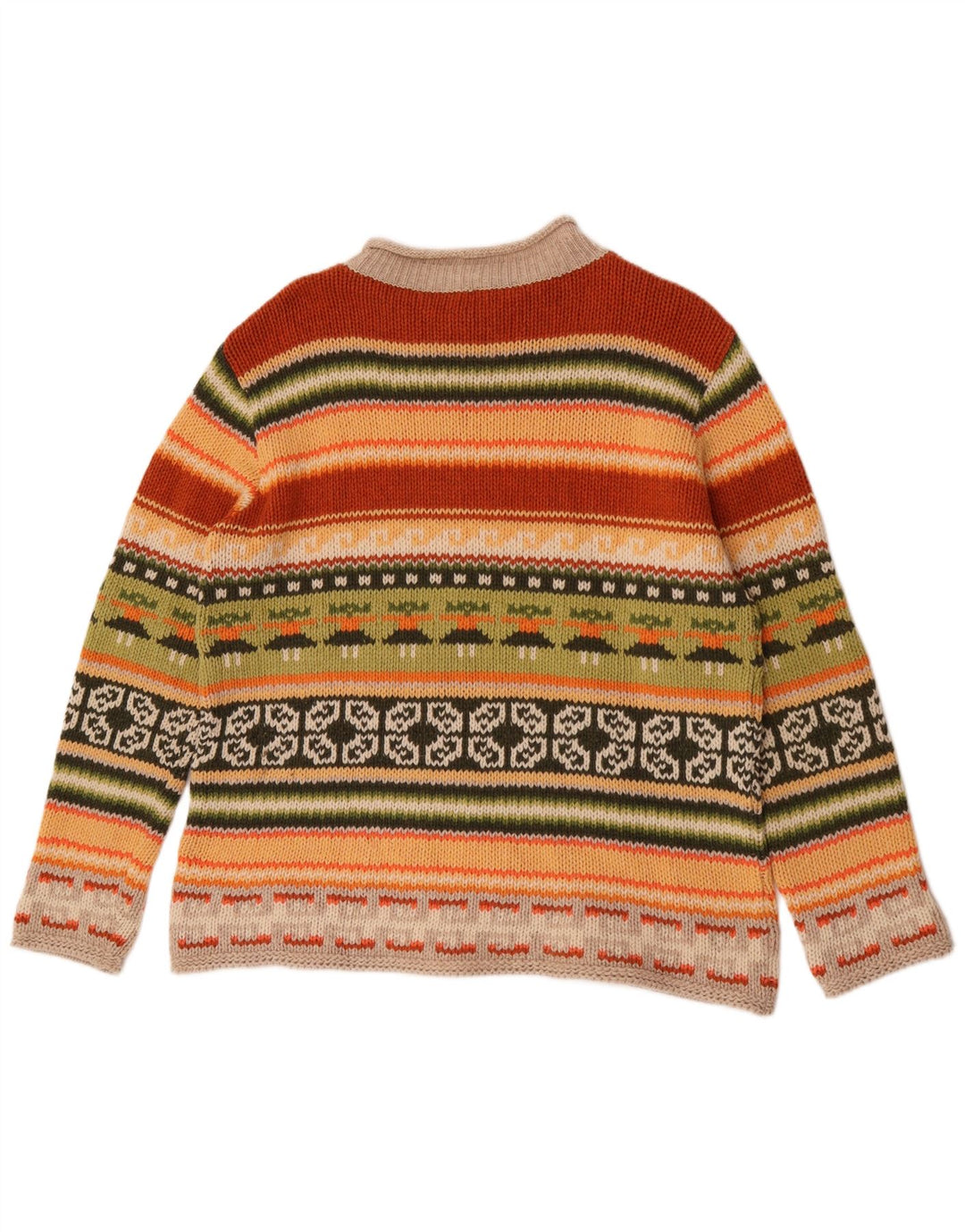 Bianca Pull col roulé pour femme IT 46 Large Multicolore