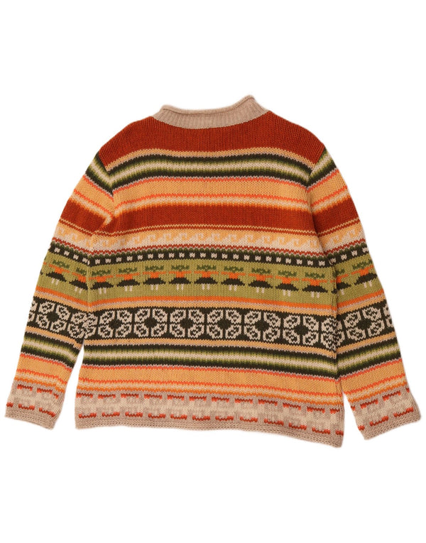 Bianca Pull col roulé pour femme IT 46 Large Multicolore